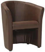 Πολυθρόνα οικολογικό δέρμα καφέ TM1CBPP 67x60x76 DIOMMI 80-166 DIOMMI-80-2419