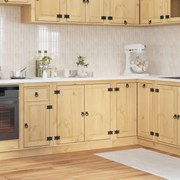 Ντουλαπιού με ράφι Μέλι 80 x 46 x 81,5 εκ Στερεά ξυλεία πεύκου