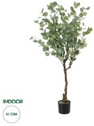 GloboStar® Artificial Garden EUCALYPTUS 20189 Τεχνητό Διακοσμητικό Φυτό Ευκάλυπτος Υ120cm