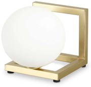 Επιτραπέζιο Φωτιστικό Angolo 284361 12x12cm G9 max 28W Brass Ideal Lux