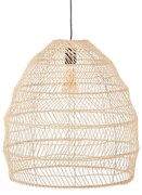 Artekko Bamboo Φωτιστικό Οροφής Μονόφωτο (Ε27) Φυσική Απόχρωση (50x50x50)cm Artekko 023-3362