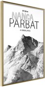 Αφίσα - Peaks of the World: Nanga Parbat - 40x60 - Χρυσό - Χωρίς πασπαρτού