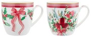 Κούπες Festive Flora (Σετ 2Τμχ) DX1397 340ml Multi Maxwell&amp;Williams