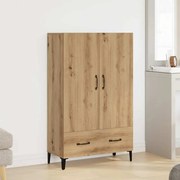 vidaXL Ντουλάπα τεχνίτης Δρυς 70 x 31 x 115 εκ. από Επεξεργασμένο Ξύλο