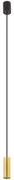 Φωτιστικό Οροφής Fourty S 10766 5.5x130cm 10W 1xGU10 Black-Brass Nowodvorski