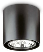 Φωτιστικό Οροφής - Spot Mood Round 243450 15x15cm GU10 max 50W Black Ideal Lux