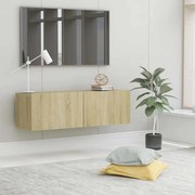 vidaXL Έπιπλο Τηλεόρασης Sonoma Δρυς 100 x 30 x 30 εκ. από Επεξ. Ξύλο