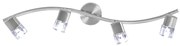 Φωτιστικό Σποτ Aca 0901064NM NAPLES Ασημί (Silver Coloured)