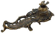 Μελανοδοχείο Μπρούτζινο Αντικέ 23εκ. Royal Art STL1081BR