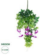 GloboStar® Artificial Garden MORNING GLORY HANGING BRANCH 20238 Τεχνητό Διακοσμητικό Κρεμαστό Φυτό Ιπομέα - Πρωϊνή Χαρά Υ60cm