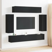 vidaXL Σετ 6 κομματιών ντουλάπας τηλεόρασης - Φινίρισμα Παλιού Ξύλου