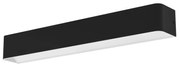 Φωτιστικό Τοίχου Μαύρο Αλουμίνιο L62xA9xH8cm LED 3000K 3200lm Eglo Sania 4 99691
