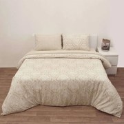 Πάπλωμα 6001 Σετ 3τμχ. Beige Anna Riska Υπέρδιπλo 220x240cm 100% Cotton