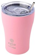 Θερμός Coffee Mug 350ml με Καλαμάκι ESTIA Save the Aegean Blossom Rose