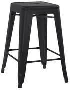 ΣΚΑΜΠΟ ΜΕΣΑΙΟΥ ΥΨΟΥΣ ΜΕΤΑΛΛΙΚΟ MELITA-PRO HM8573.42 ΜΑΥΡΟ ΜΑΤ 43x43x67Υεκ.