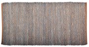 Χαλί Διάδρομος Γκρι Γιούτα/Βαμβάκι 80x150cm ANKOR