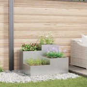 vidaXL Κηπευτικός Δοχείο 100x100x60 εκ Γαλβανισμένο Χάλυβα