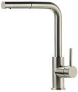 Eurorama Inox 702609 Υψηλή Μπαταρία Κουζίνας Inox Με  Περιστρεφόμενο αποσπώμενο Ρουξούνι Με Συρόμενο Ντους 202-702609-111