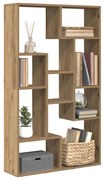 vidaXL Βιβλιοθήκη Αρτισιανή Δρυς 72x20x120 εκ. από Επεξεργασμένο Ξύλο