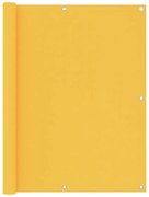 vidaXL Διαχωριστικό Βεράντας Κίτρινο 120 x 300 εκ. Ύφασμα Oxford