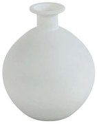 Βάζο 013.796003 13x15cm Γυάλινο White Γυαλί