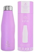 Estia Θερμός Παγούρι Travel Flask Save The Aegean 500ml Lavender Purple 01-7805