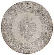 Στρογγυλό Χαλί All Season (Φ160) Βιοκαρπέτ Gossip 6185A White Vizon
