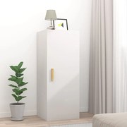 Ντουλάπι Τοίχου Γυαλιστερό Λευκό 34,5 x 34 x 90 εκ. Επεξ. Ξύλο 812435