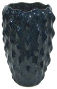 Βάζο Belinda 003-124-108 21x21x32cm Dark Blue Κεραμικό