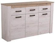 Komota -Sideboard Kent 160 3Κ3F Grey Oak - White Oak 160*36,5*98 cm