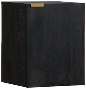 vidaXL Στήλη Μπάνιου Κρεμαστή Μαύρο 38x33x48 εκ. Επεξεργασμένο Ξύλο