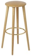 Σκαμπό Μπάρ Socialite 5520 47x77.5cm Oak Oak Umage