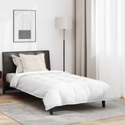 vidaXL Κουβέρτα 2 σε 1 με μαξιλάρι 2 pcs Λευκό Φτέρος