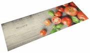 Χαλί Κουζίνας Πλενόμενο Σχέδιο Tomatoes 60 x 180 εκ. Βελούδινο - Γκρι