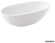 Schock Vista Mineralicast Μπανιέρα Ελεύθερης Τοποθέτησης 160x70εκ 185Lt White Matt
