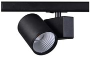 Σποτ Ράγας Μονοφασικό LED 40W 4000Κ Ρυθμιζόμενο Lisor Aca-LISOR4040B2N-Μαύρο LISOR4040B2N