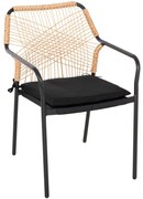 Πολυθρόνα Trotter HM5865.11 55x61x84cm Dark Grey-Beige