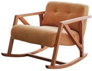 Πολυθρόνα Κουνιστή Nini Sallanan 383EVN1146 67x85x75cm Yellow