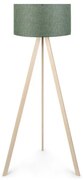 Φωτιστικό Δαπέδου Rosling Mdf/Ύφασμα Pvc Φυσικό/Χακί 38x38x140 GP029-0001,19 Megapap-GP029-0001,19-Πράσινο GP029-0001,19