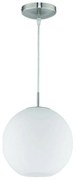 Φωτιστικό Οροφής Moon R30152507 1xE27 60W Φ25 150cm Nickel Mat RL Lighting Μέταλλο,Γυαλί