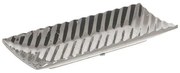 Διακοσμητική Πιατέλα Κεραμική 3-70-498-0033 30x12x3cm Silver Inart Ceramic