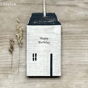 Σπίτι ξύλινο 9,5 εκ. - Happy birthday