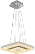 Φωτιστικό Οροφής 414LRC1746 Φ24x120cm 2xLed 16/8W 2400lm 3000K Clear Opviq