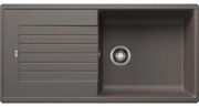 Blanco Zia XL 6 S Volcano Grey Grey SILGRANIT™ PuraDur™ Γρανιτένιος Νεροχύτης Αντιστρεφόμενος με 1 Γούρνα και ποδιά 100x50cm