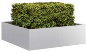 vidaXL Ζαρντινιέρα 100x100x30 εκ. από Γαλβανισμένο Ατσάλι