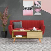 vidaXL Τραπεζάκι Σαλονιού Sonoma Δρυς 100x49,5x43 εκ. από Μοριοσανίδα