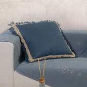 Διακοσμητικό Μαξιλάρι (60x60) Nef-Nef Homeware Blue Collection Klingon Blue