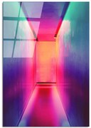 Πίνακας Γυάλινος 123BZM2280 70x100cm Multi Wallity Κάθετοι Γυαλί