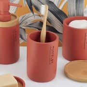 Ποτηροθήκη Μπάνιου (Φ7.5x10.7) T-D Terracotta 61101125