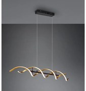 Κρεμαστό Φωτιστικό Οροφής LED 45W Μαύρο-Χρυσό 3CCT Switch Dimmer Sequence 341810208Trio Lighting-341810208-Μαύρο-Χρυσό 341810208